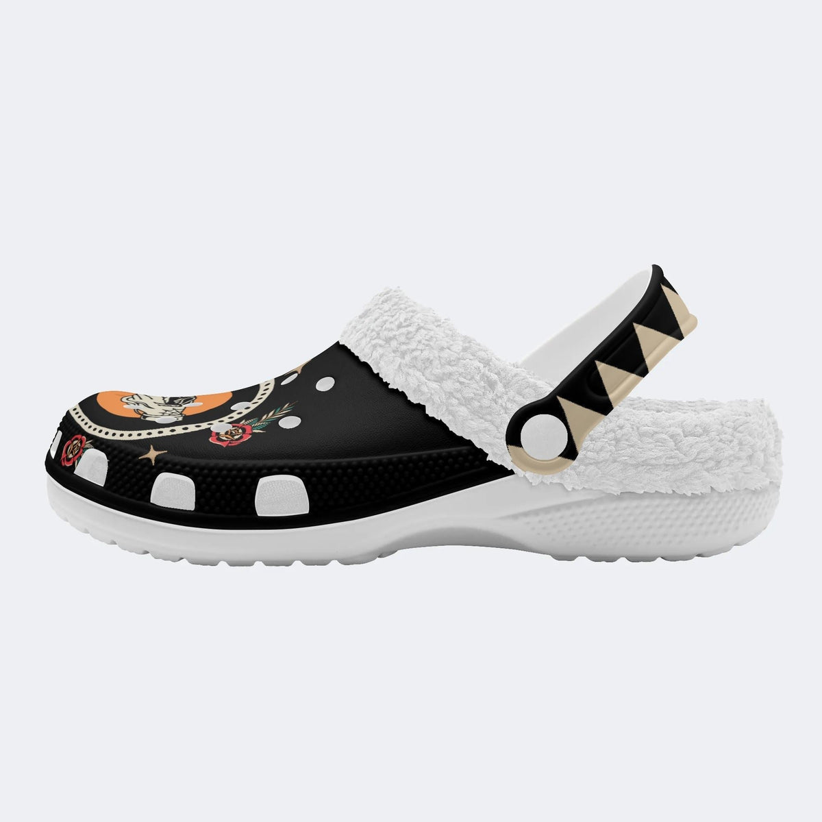Trust No One Snake Print - Fur Lined Slippers/Sandals