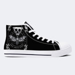 Surreal Death Moth&Skull - High Top Canvas