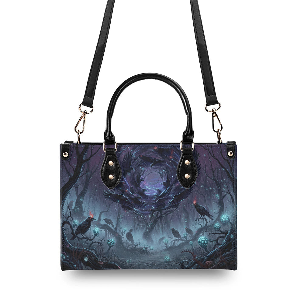 Ravenfall Nocturne - Leather Handbag