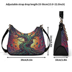 Living Tree of Eyes - Leather Crossbody Bag