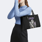 Horror Ghostface Print - Leather Handbag