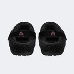 Unisex Death Moth Art Print - Fur Lined Slippers/Sandals