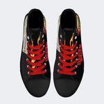 Unisex Horror Movie Print - High Top Canvas
