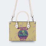 Horror Movies Print - Leather Handbag