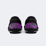 Rock Skull Print - Slip On Shoes