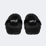 Ariana Grande Print - Fur Lined Slippers/Sandals