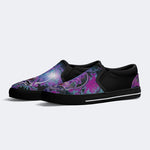 Rock Skull Print - Slip On Shoes