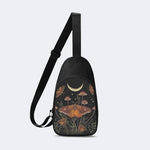Vintage Floral Moth Print - Chest Bag