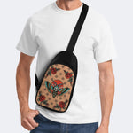 Vintage Death Moth Print - Chest Bag