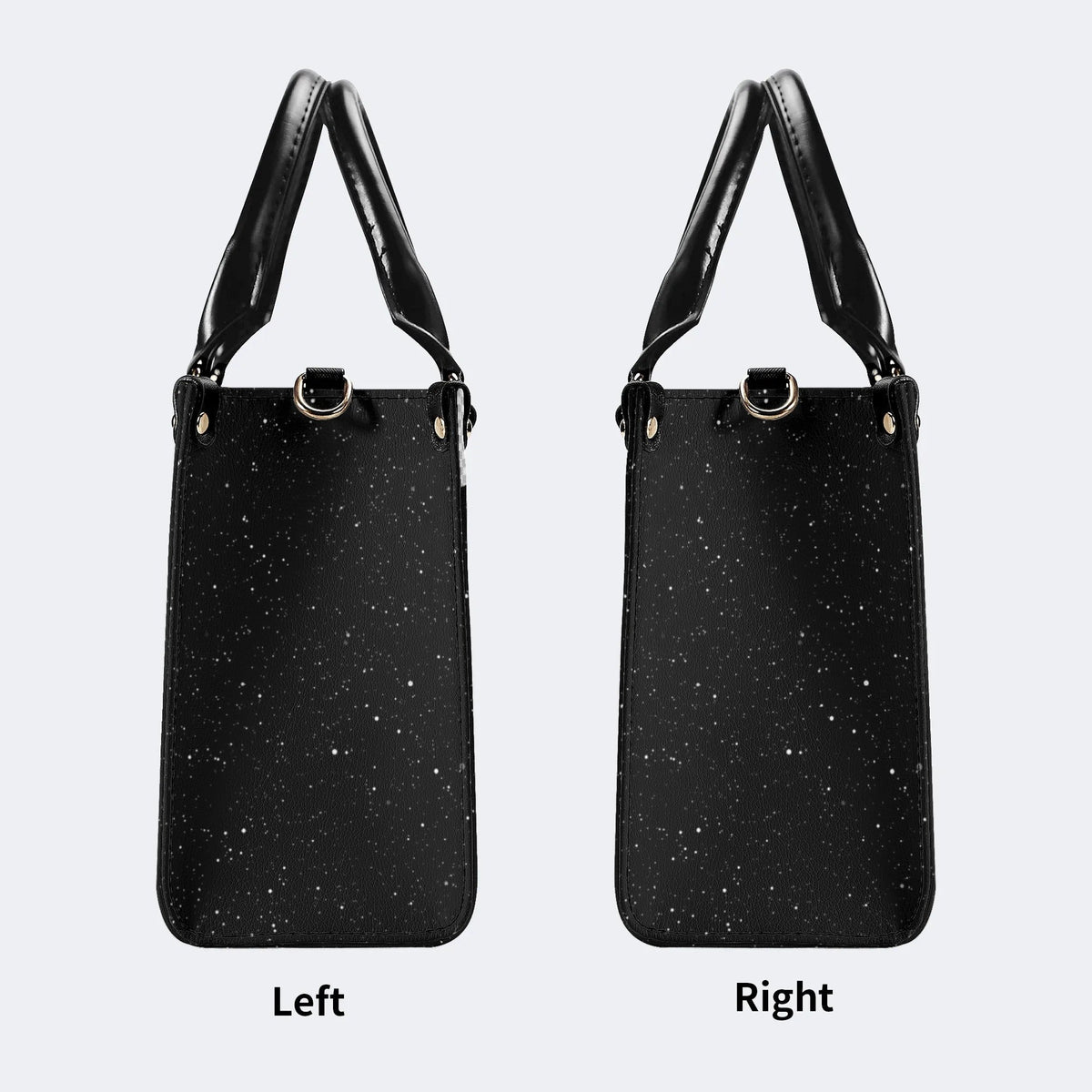 Mechanical Panel Print - Leather Handbag