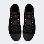 Unisex Halloween Horror Skull Print - High Top Canvas