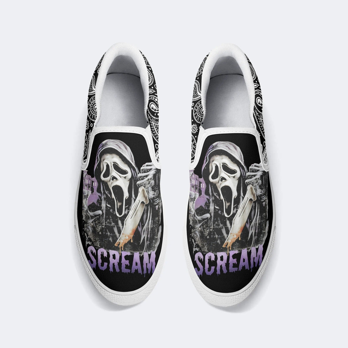 Horror Ghostface - Slip On Shoes