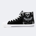 Surreal Death Moth&Skull - High Top Canvas