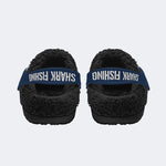 Quint's Shark Fishing Jaws Print - Fur Lined Slippers/Sandals