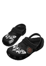 Death Blossom Moth Fuzzy Slippers