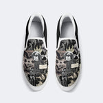 Horror Collage Print - Slip On Shoes