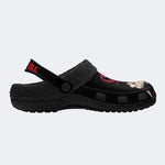 Unisex Horror Terrifier Print - Fur Lined Slippers/Sandals