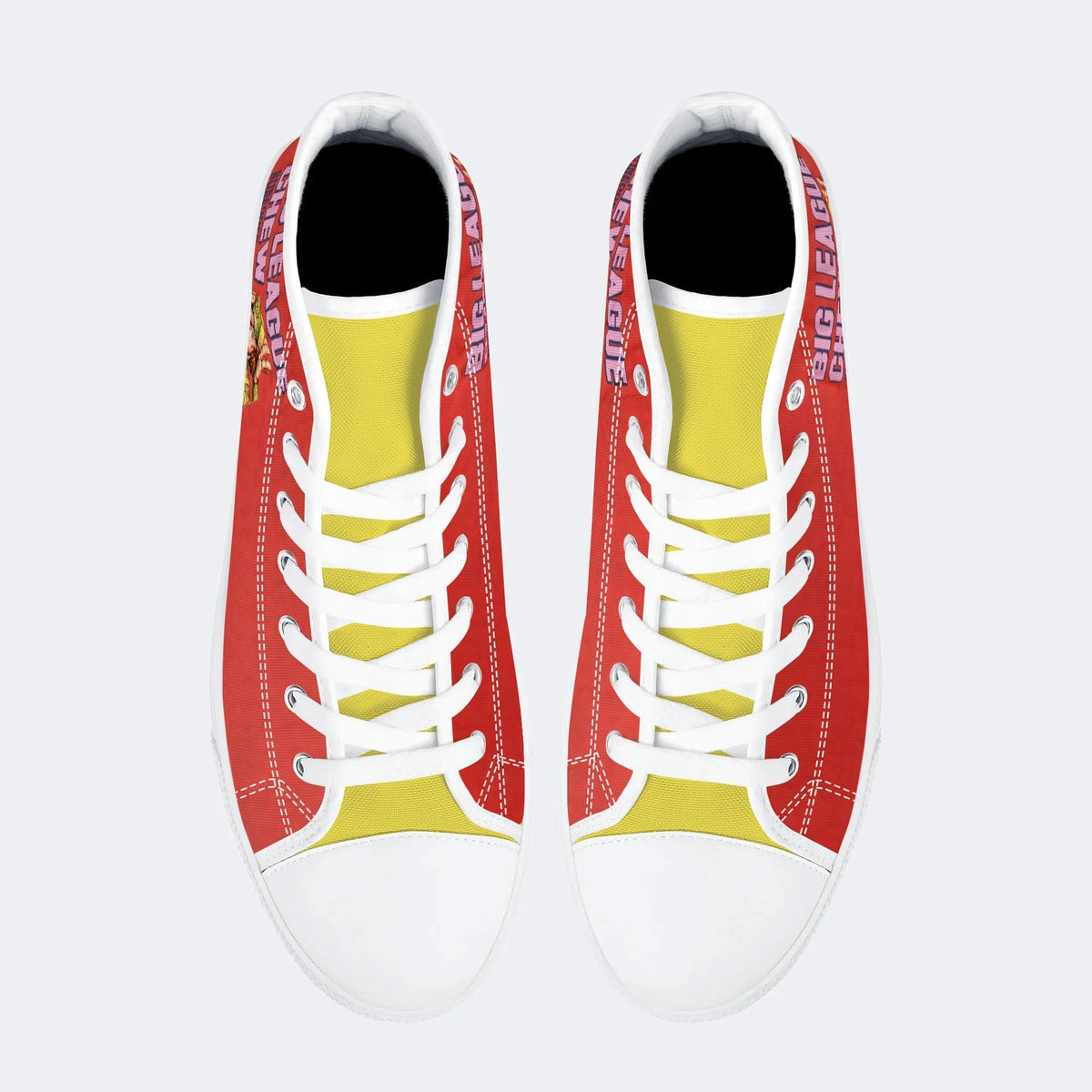 Shredded Bubble Gum Unisex Classic - High Top Canvas