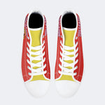 Shredded Bubble Gum Unisex Classic - High Top Canvas
