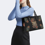 Snake&Tiger Print - Leather Handbag