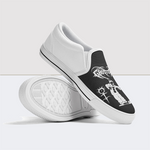 Ghost Print Slip On Shoes