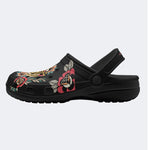 Flower Tiger Art Print - Slippers/Sandals
