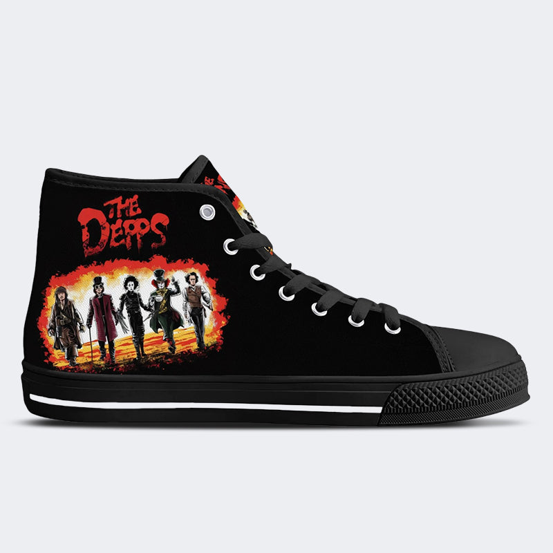 Unisex Horror Movies Print - High Top Canvas