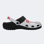 Unisex Horror Terrifier Print - Fur Lined Slippers/Sandals