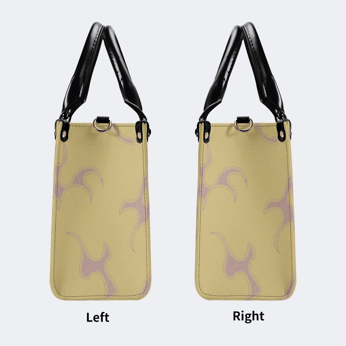 Horror Movies Print - Leather Handbag