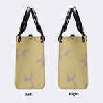 Horror Movies Print - Leather Handbag
