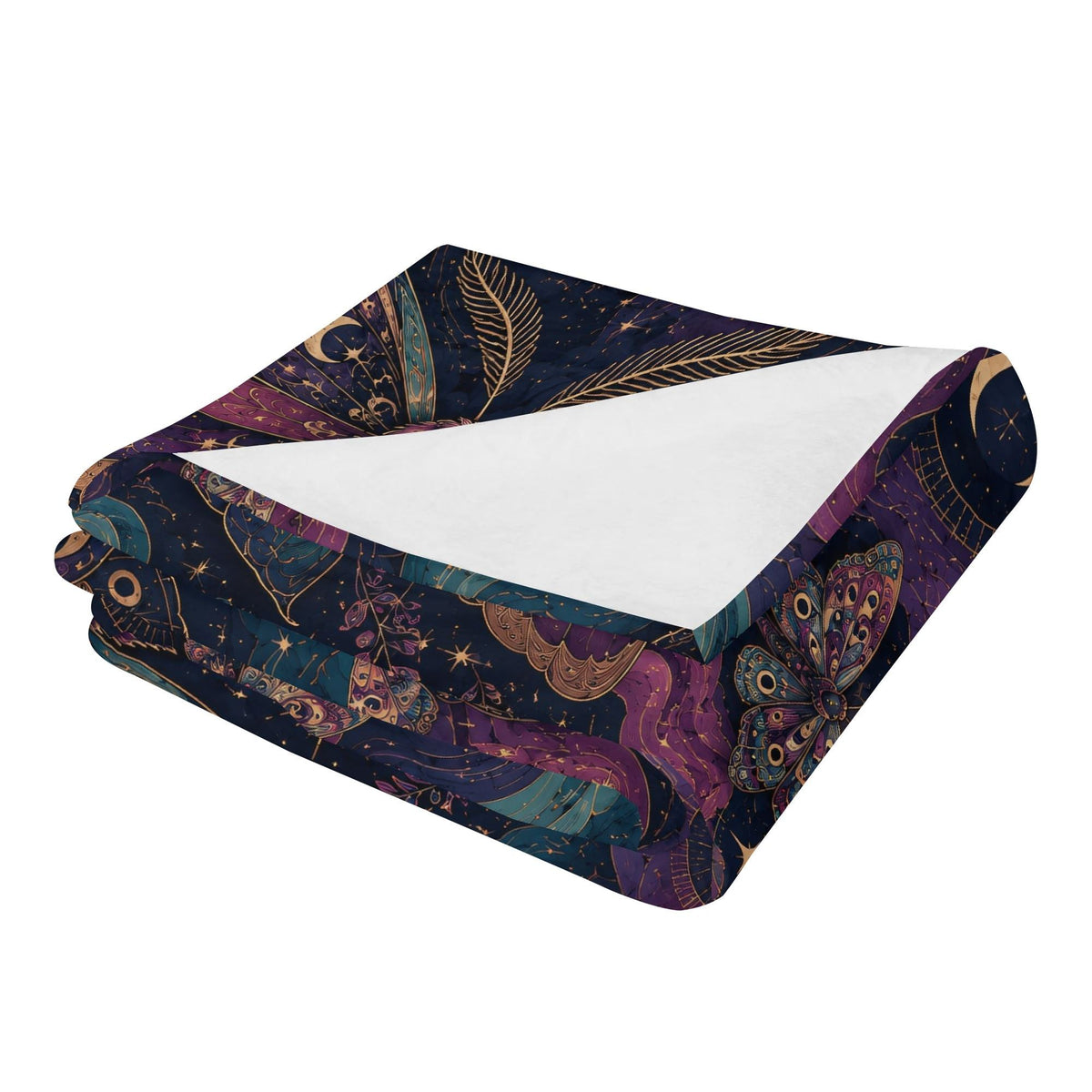 Celestial Moth Print Blanket