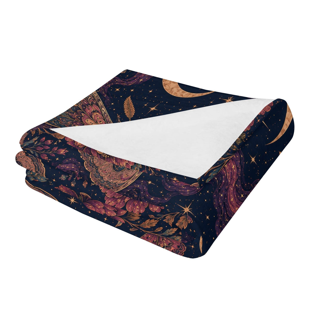 Mystical Moth Print Blanket
