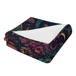 Cosmic Moth Print Blanket