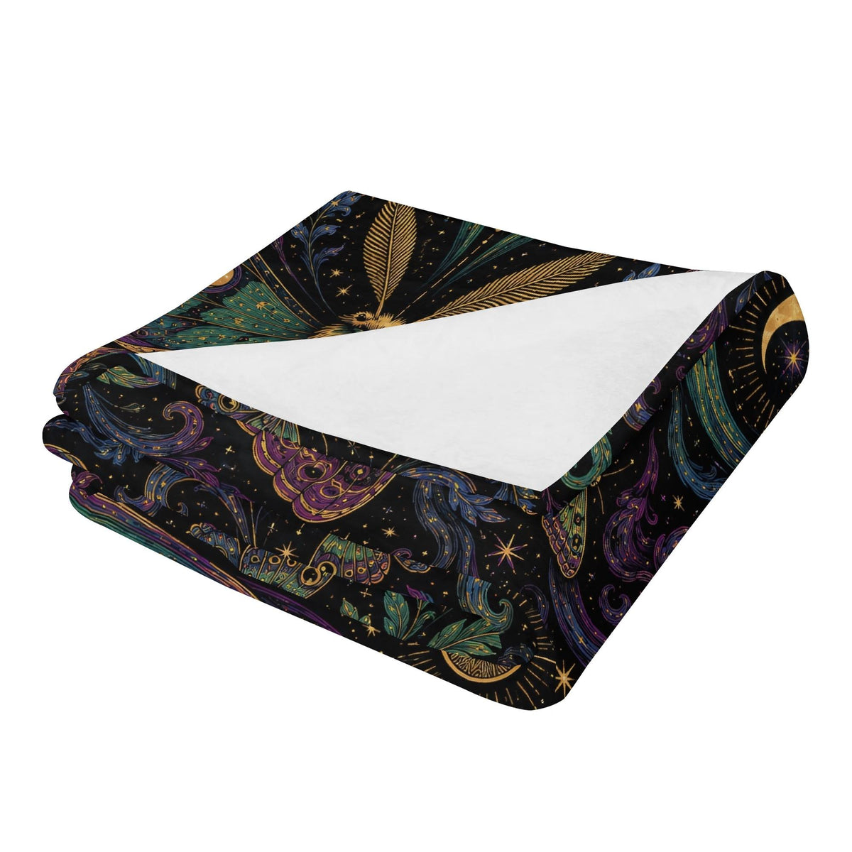 Mystical Moth Print Blanket