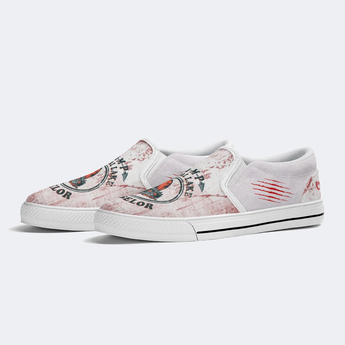 Bloody Camp Crystal Lake Counselor Unisex - Slip On Shoes