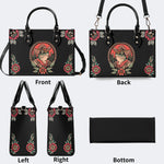 Cowboy Frog Print - Leather Handbag