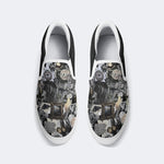Horror Collage Print - Slip On Shoes