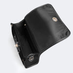 Spider Web Print - Leather Satchel Bag