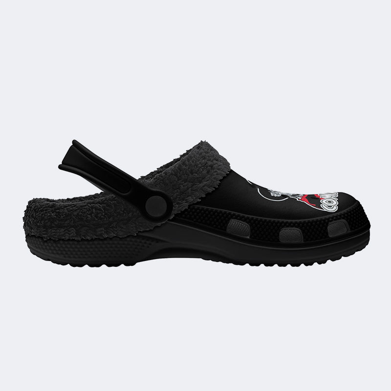 A Nightmare on Elm Street Print - Fur Lined Slippers/Sandals