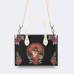 Cowboy Frog Print - Leather Handbag