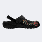 Love Pain Print - Fur Lined Slippers/Sandals