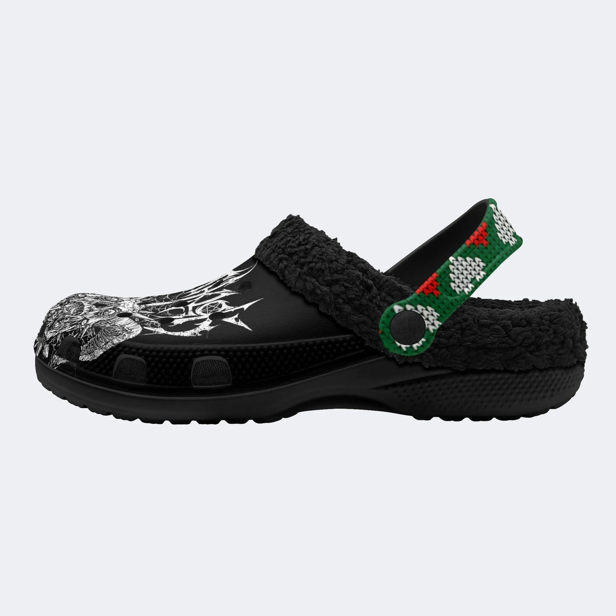 Melodic Death Metal Print - Fur Lined Slippers