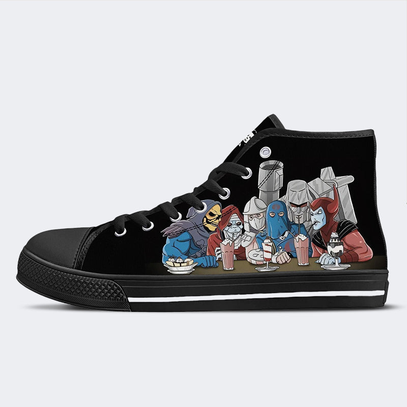 Unisex Horror Print - High Top Canvas