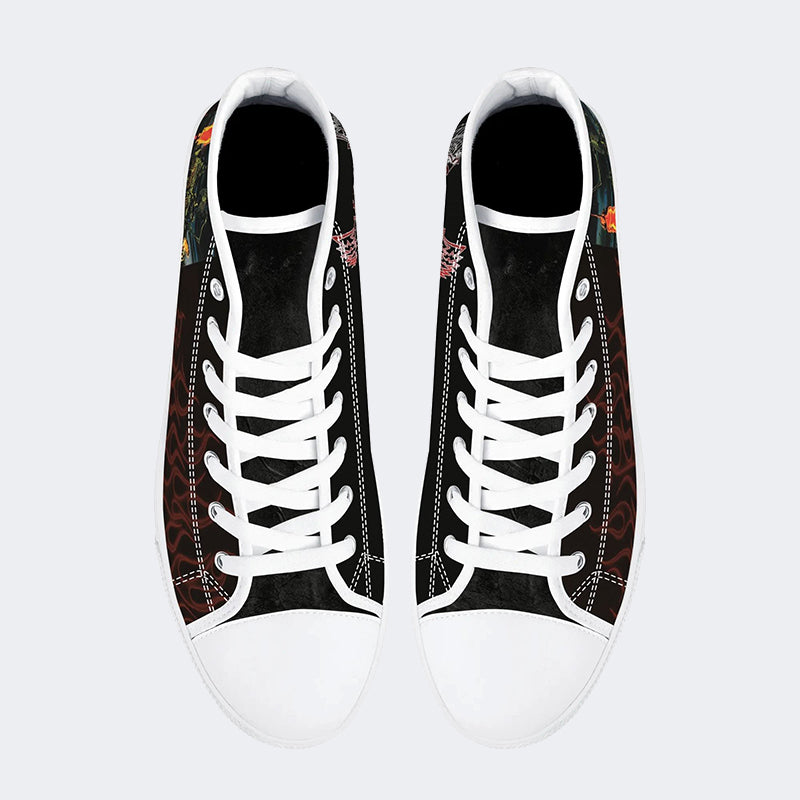 Unisex Horror Movie Print - High Top Canvas
