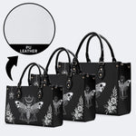Surreal Death Moth - Leather Handbag