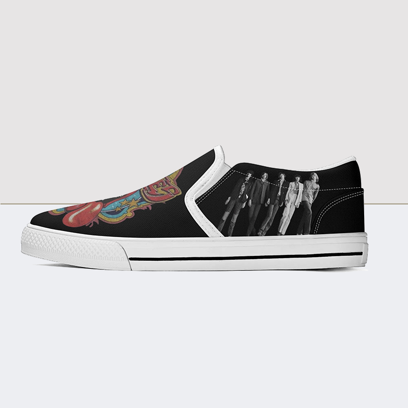 Queen Print Slip On Shoes