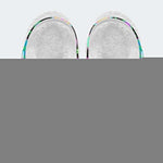 Fluorescent Skull Print- Fur Lined Slippers/Sandals