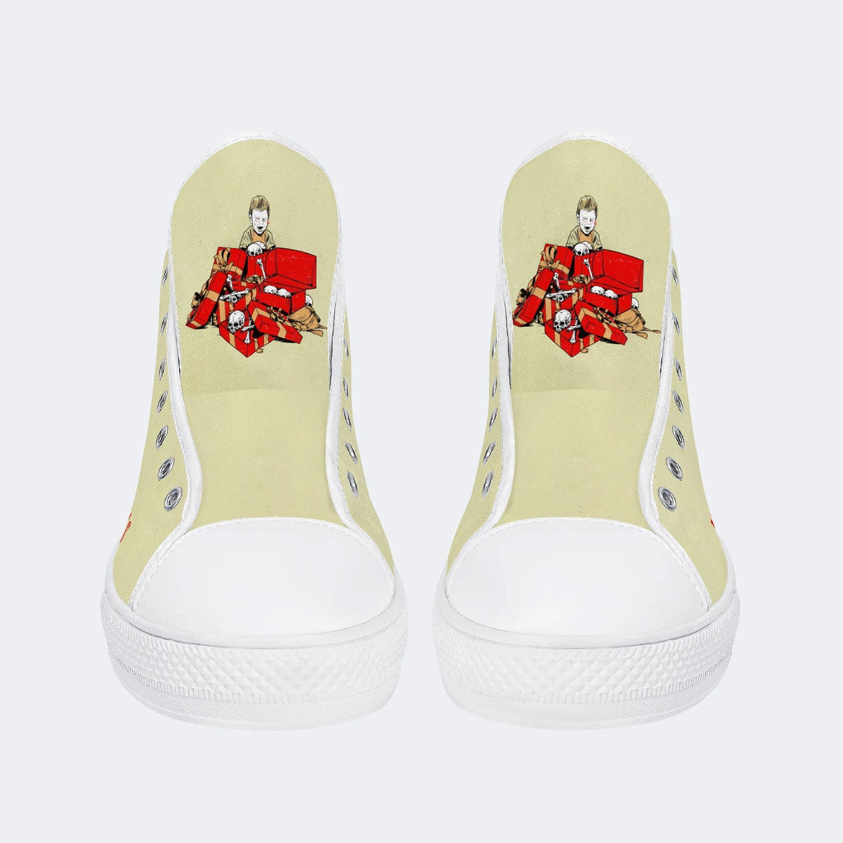 Too Many Skulls - High Top Canvas