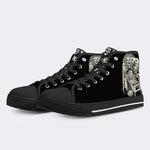 Unisex Halloween Horror Print - High Top Canvas
