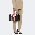 Horror Ghostface Print - Leather Handbag